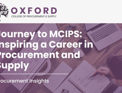 Journey to MCIPS: Inspiring a Career in Procurement and Supply