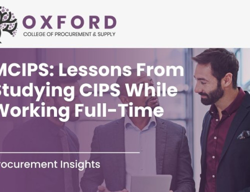 MCIPS: Lessons From Studying CIPS While Working Full-Time