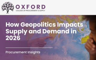 How Geopolitics Impacts Supply and Demand in 2026